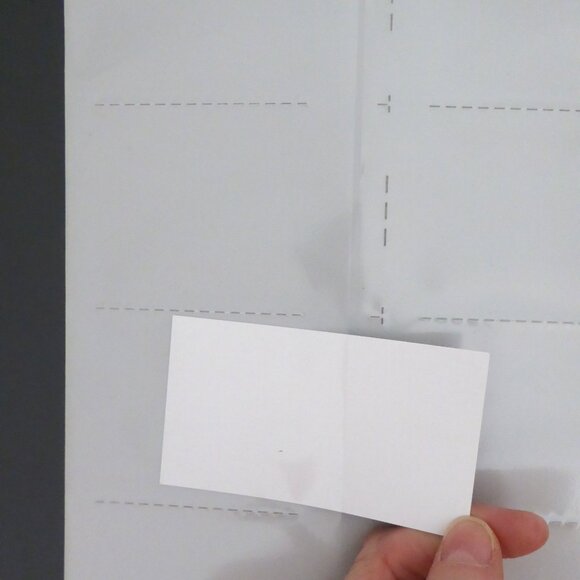 NEW 500 BUSINESS CARD RINGED BINDER CARD HOLDER SLEEVES & TABS JAPAN - Picture 10 of 16